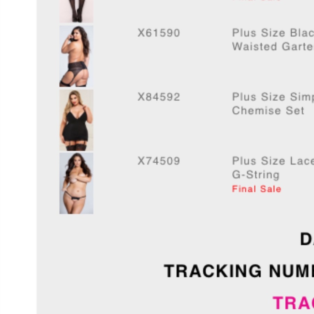 Plus size lingerie ((NEW))